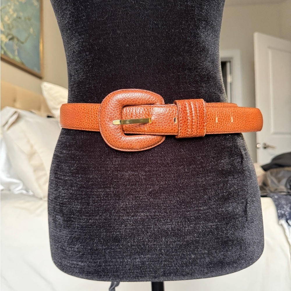 Liz Claiborne Rich Brown Leather Belt